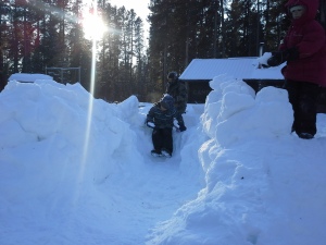 Nothing like a well built snow fort!